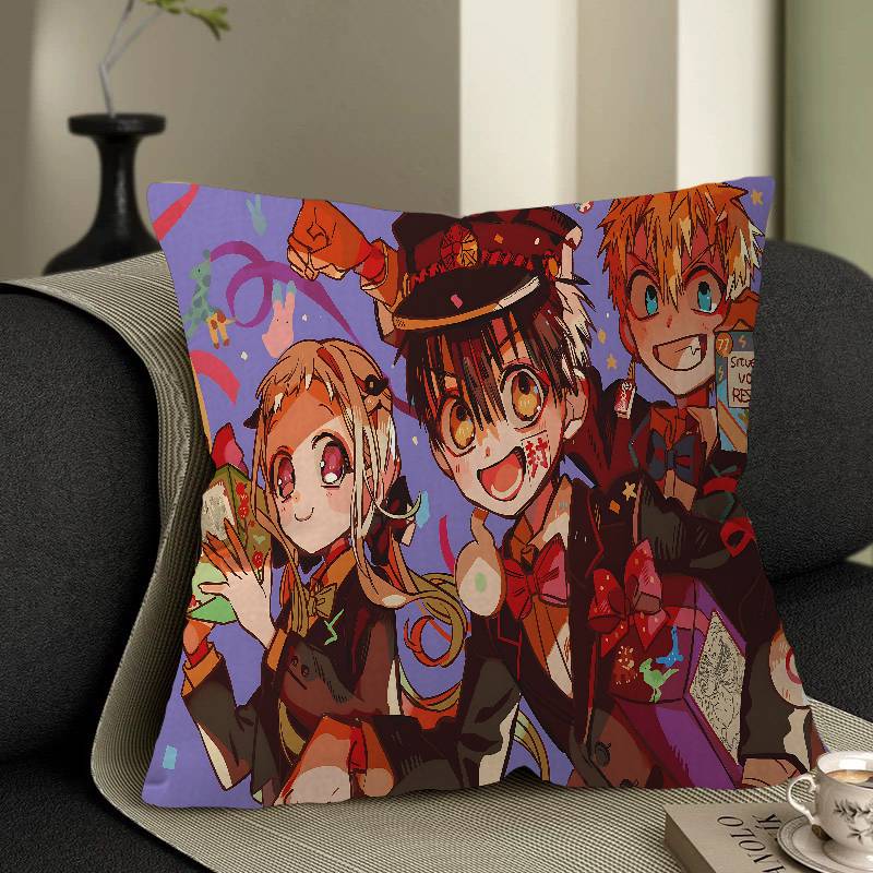 Anime Toilet-Bound Hanako Kun Lucky Dragon Pillow Cover Sofa Cushion Cover Home Room Decoration Children Gift
