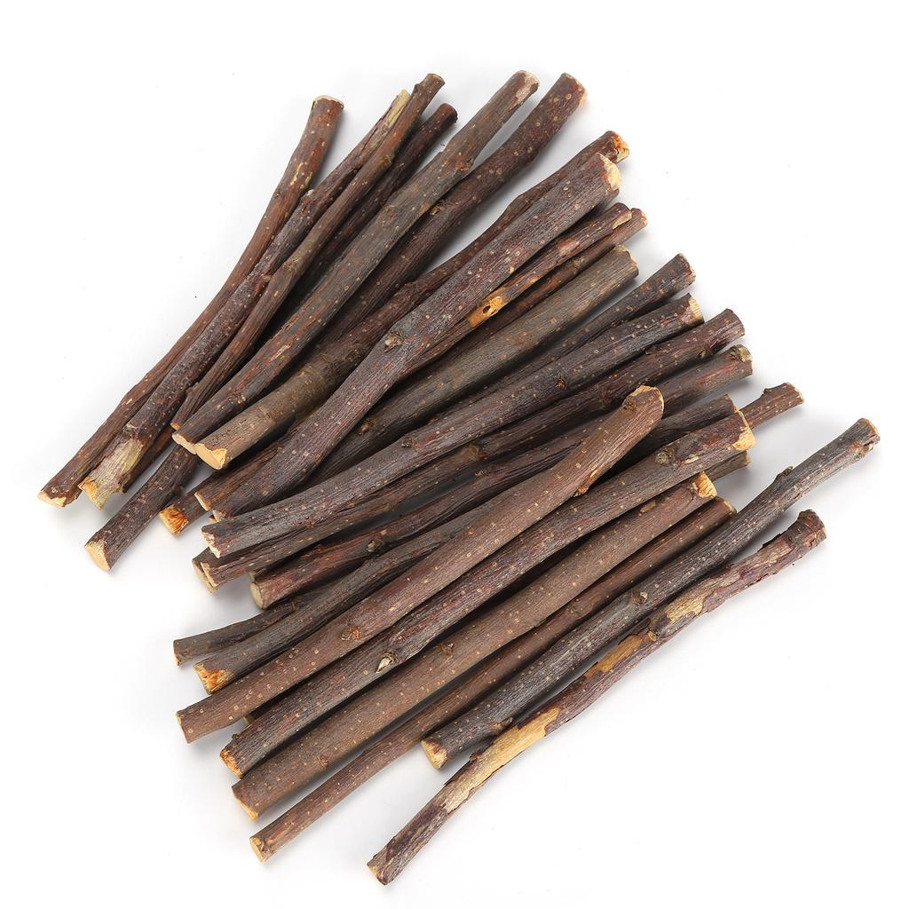 Pet Hamster Natural Applesticks Chew Toys Molar Teeth Grinding Toy for Rabbits Hamster