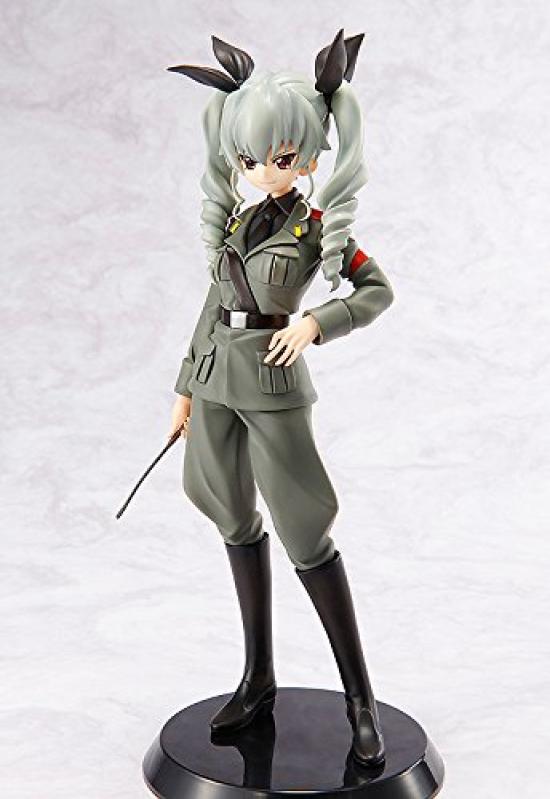 Girls Panzer Commander Girls Collection Anchovy Regular Edition Scale Painted Finished Figure & 1/8 ABS&ATBC-PVC