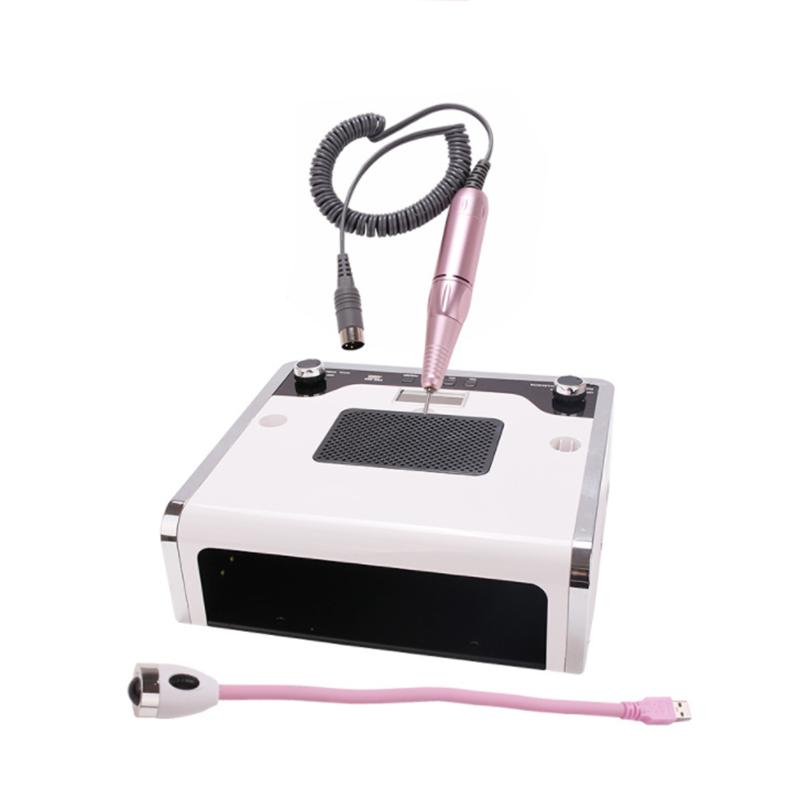 Многофункциональный пылесос 4 в 1, светодиодный, быстросохнущий, для всех ногтей, маникюрный аппарат, мощное всасывание