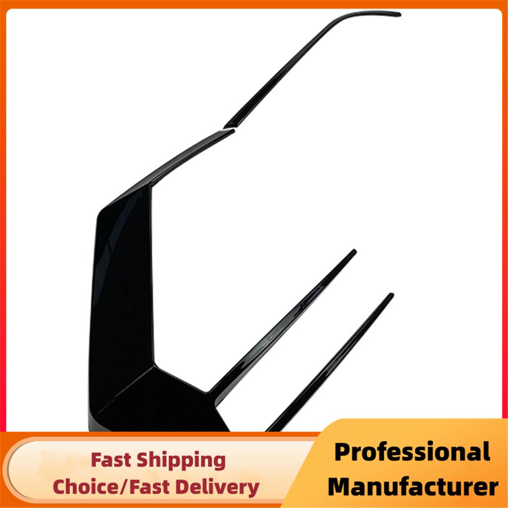 Car Rear Bumper Splitter Canard For VW Golf 7 MK7 MK7.5 GTI R GTD 2013-2020 Rear Tail Lamp Light Cover Trim