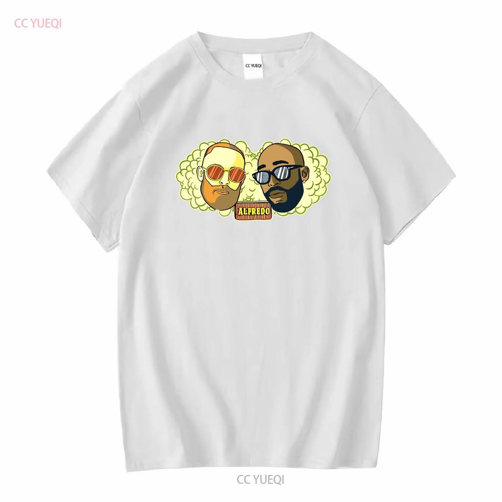 Футболка Freddie Gibbs x The Alchemist Alfredo Размер L Cheech Chong Flip винтажная Стирка Дышащая Эластичная Повседневная уличная одежда