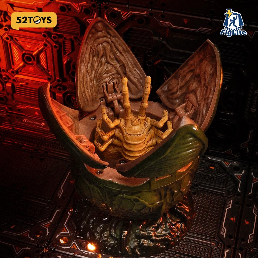 52Toys Beast Machines Молниеносный Танец Инопланетное Яйцо Лицехват Фигурка Ползающая Ручная Работа Модель Украшения Игрушки Для Мальчиков