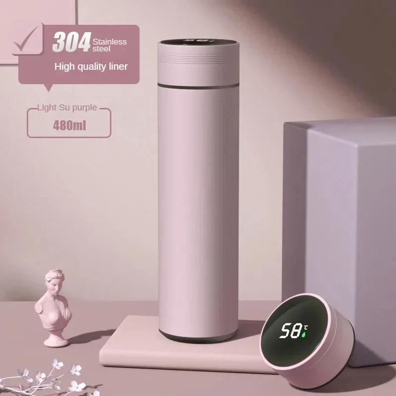 Термос из нержавеющей стали 500 мл с разделителем 316 Smart Cup Высококачественная подарочная чашка Кофейная чашка Подарок отцу Холодная чашка для бизнеса