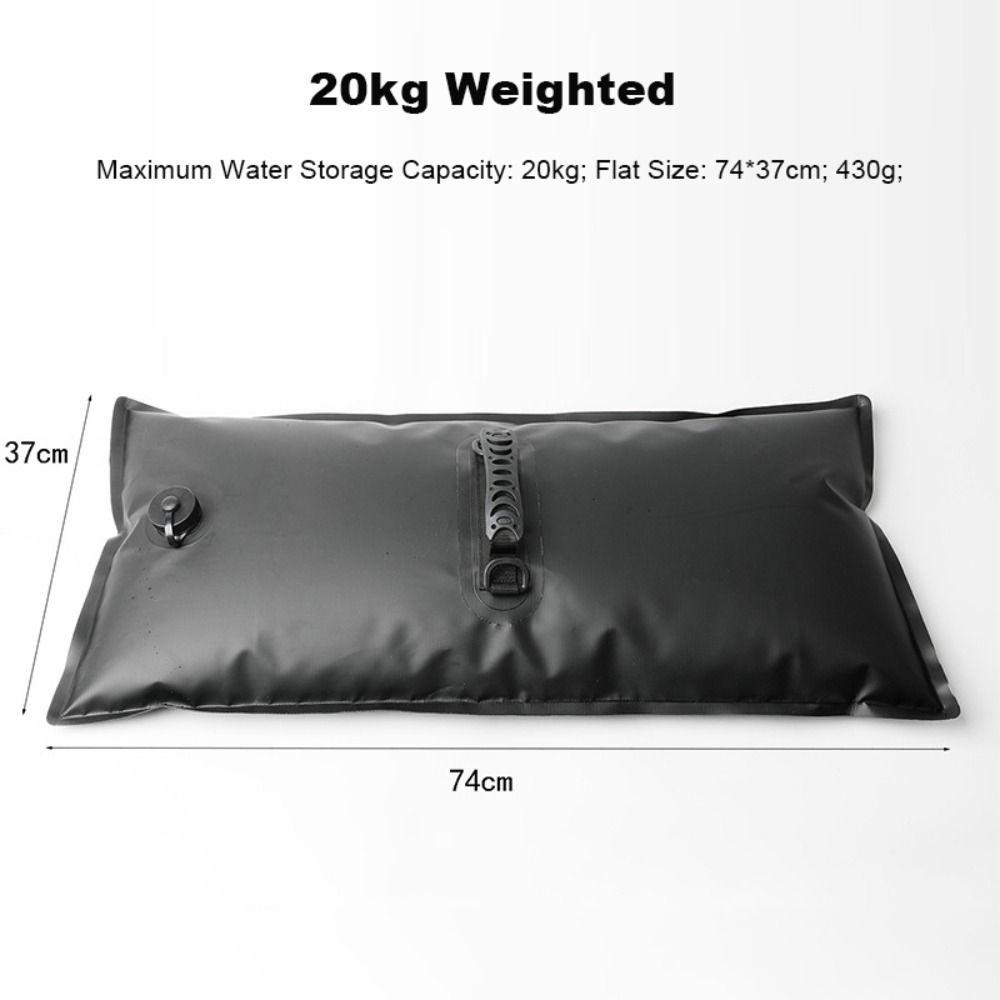 PVC Fixed Gravity Water Bag 8kg 12kg Weighted Water Bag Stable Outdoor Water Bag  Tent Canopy