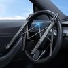 Hipacool Металлический Автомобильный Держатель для Ноутбука на Руль Портативный 5-Уровневый Регулируемый Держатель для Ноутбука Планшета Алюминиевый Сплав Авто Аксессуары