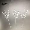 Christmas Tree Ornaments Transparent Faux Crystal Branch Ornament, Acrylic Bead Drop Stem, Seasonal Celebration Accents Clear Beaded Flower Twig Pick