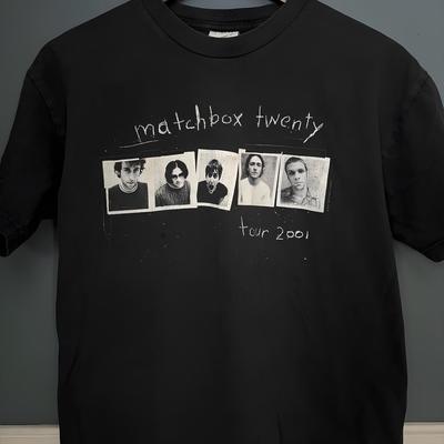 Matchbox Twenty 2001 2side Shirt Band Tee Shirt Black Size S-4XL Classic