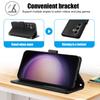 For Samsung Galaxy S26 /S26 Pro Case PU Leather Stand View Phone Wallet Cover with Hand Strap