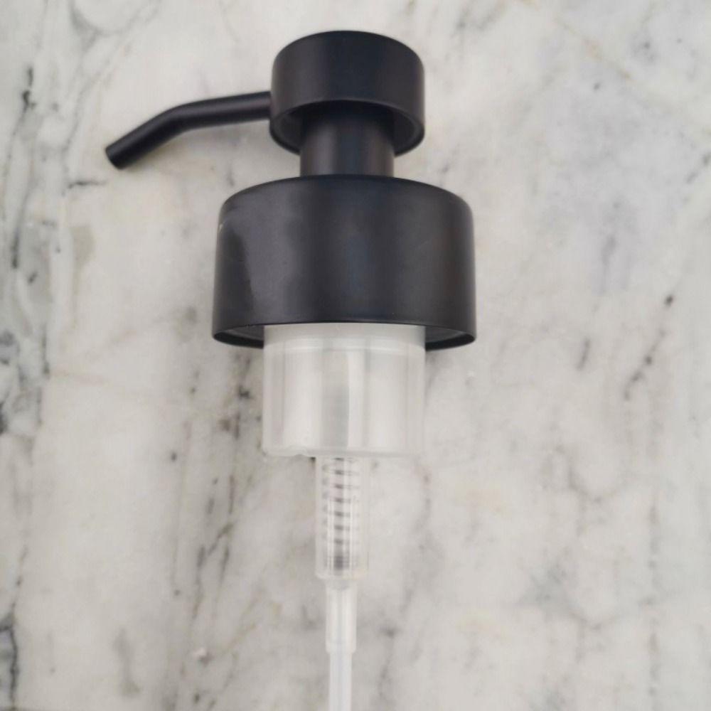304 Stainless Steel Pump Hand Soap Dispenser Rust Proof Liquid Storage Container  Countertop