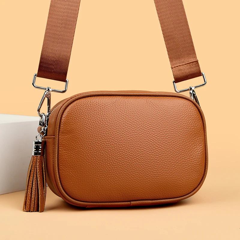 High-quality Leather Shoulder Bag for Women Messenger Bags Ladies Genuine Leather Casual Crossbody Bag