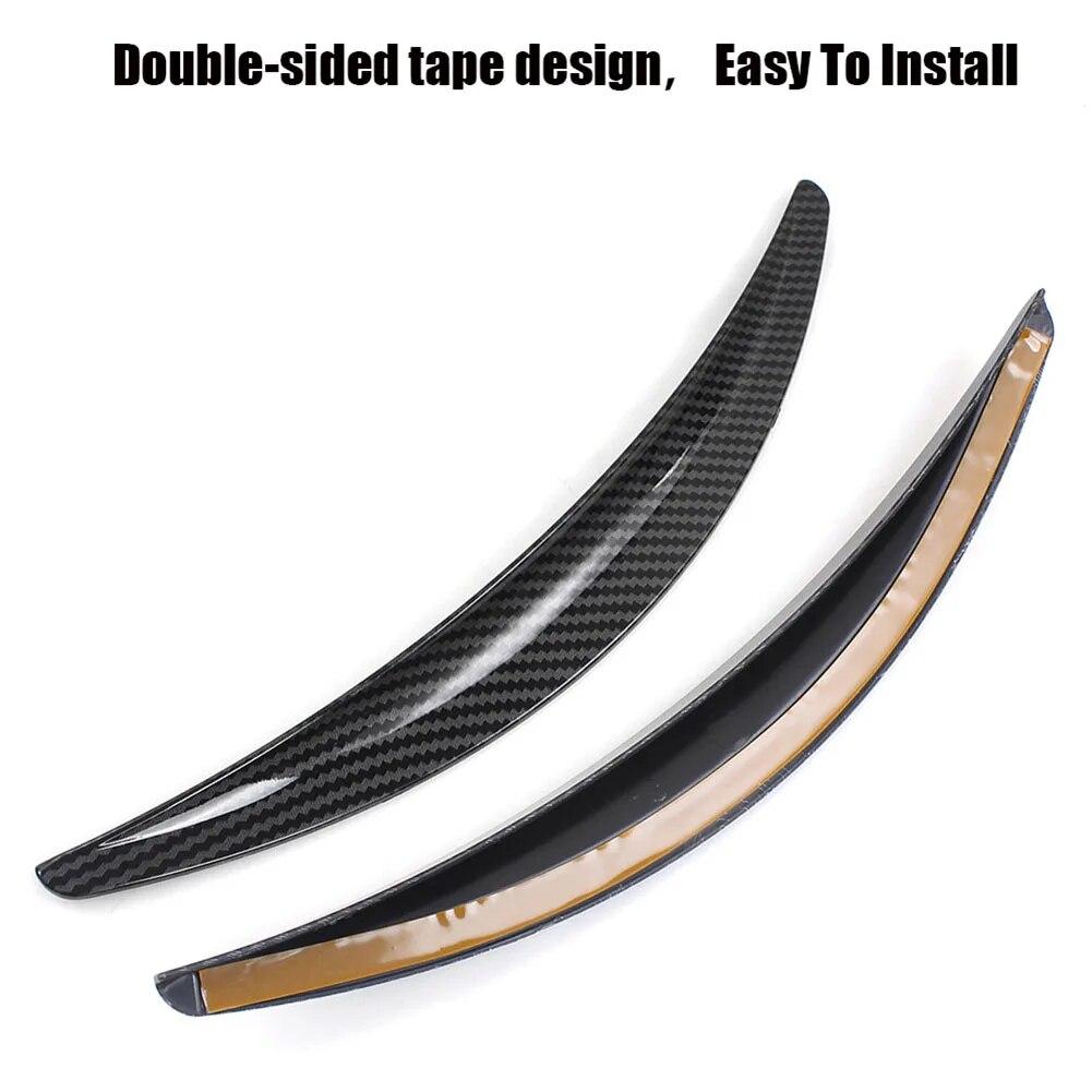 4PCs Car Modification Decorative Strip Fender Flares Mud Flap Splash Guards Arch Wheel Eyebrow Lip For Tesla Model 3