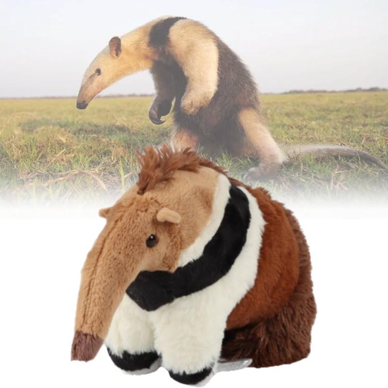 New Arrival Adorable Anteater Plush Toy Realistic Design Perfect Gift