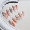 Nail Patch Summer Goldfish False Nail Three-dimensional Bubble Removable Nail Smudge Wear Nail Nail Patch 24 pieces
