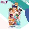 Jojos Bizarre Adventure Stand Model Plate Stone Ocean Series Jolyne Cujoh Weather Report Figure Acrylic Stands Holder Desk