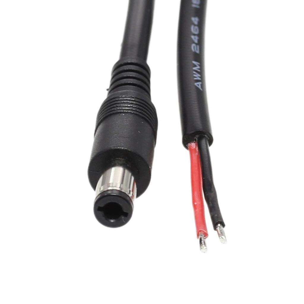 1 упаковка кабеля питания DC6330 с косичками, вилка 6,3 x 3,0 мм к 2-контактному оголенному проводу с открытым концом, замена блока питания