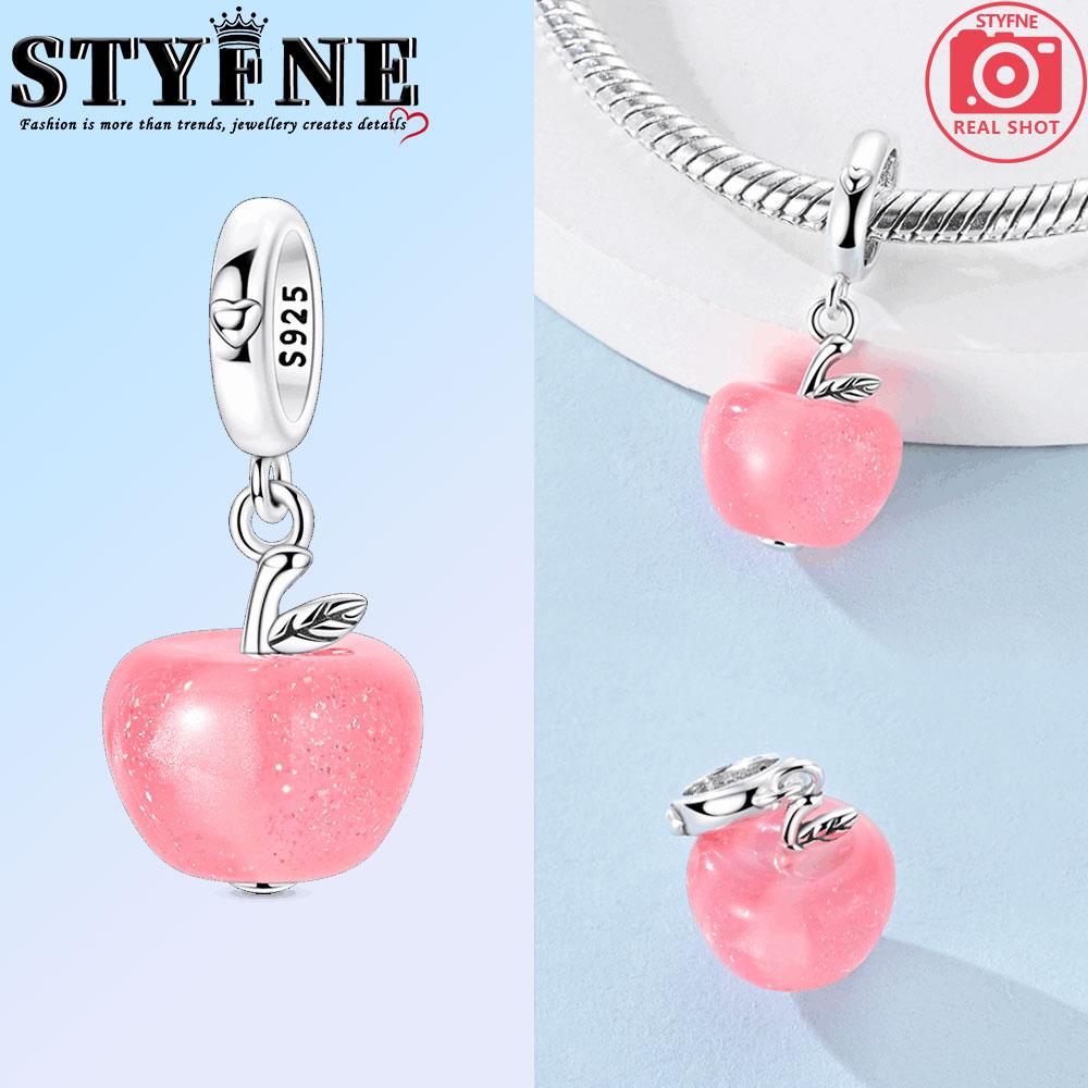 Copper Metal Pink Heart Cherry Lion Light Turns Red Apple Charm Bead Components Bead Components Pendant Bead Component Designed For Authentic