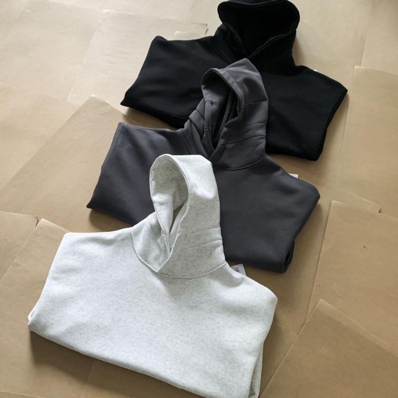 EastRogue American Casual Style Hooded Pullover Sweatshirt, Loose Fit, Solid Color, Versatile, for Men and Women