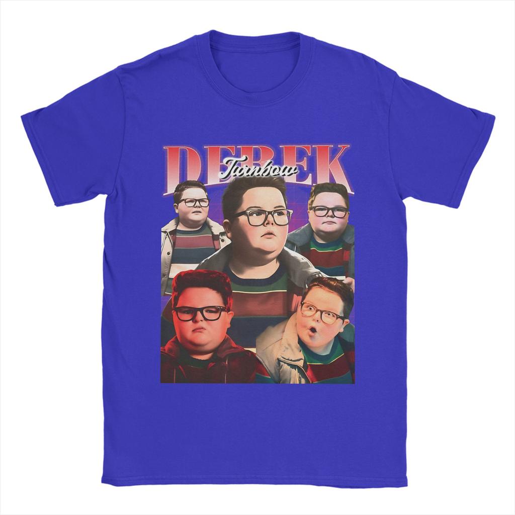 Unique Derek Stranger TShirt for Unisex Round Collar Cotton T Shirts Steve Short Sleeve Tee Shirt Adult Clothes