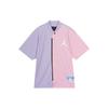 Мужская рубашка с коротким рукавом Dri-Fit Dongdan Contrast Logo Quick-Dry на кнопках, цвет Icy-Lilac FD6573-538