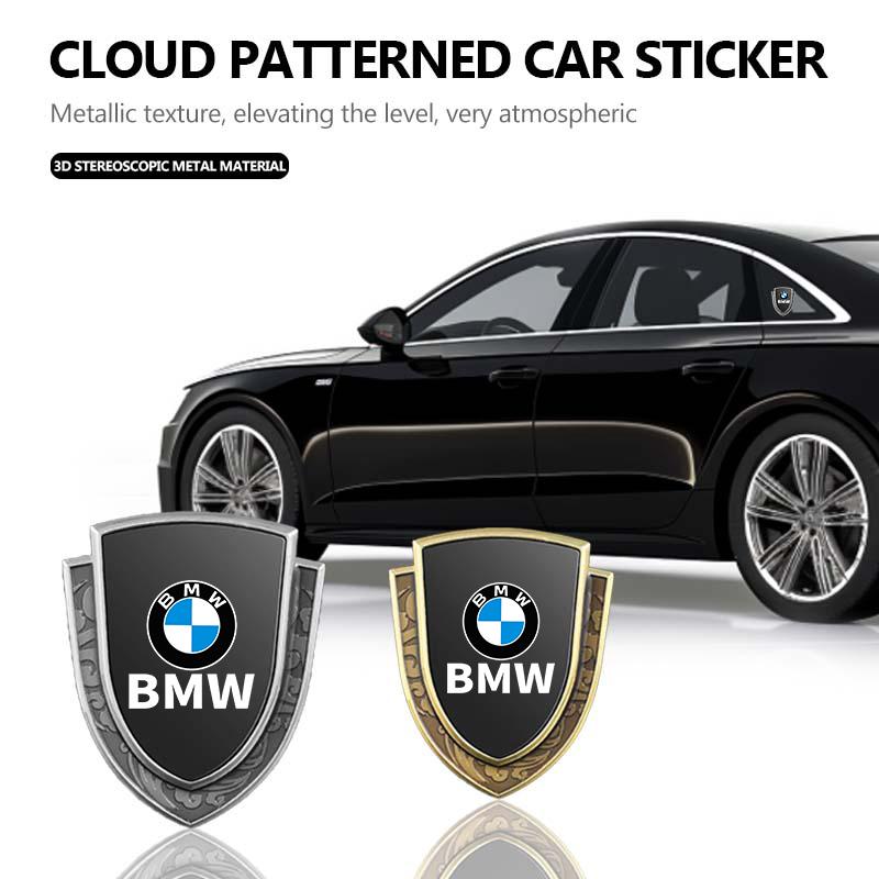 Car Metal Shield Emblem Side Fender Body Trunk Badge Stickers For BMW Performance X1 M3 M6 F01 F02 E34 E36 E60 F10 F20 X6 VR7