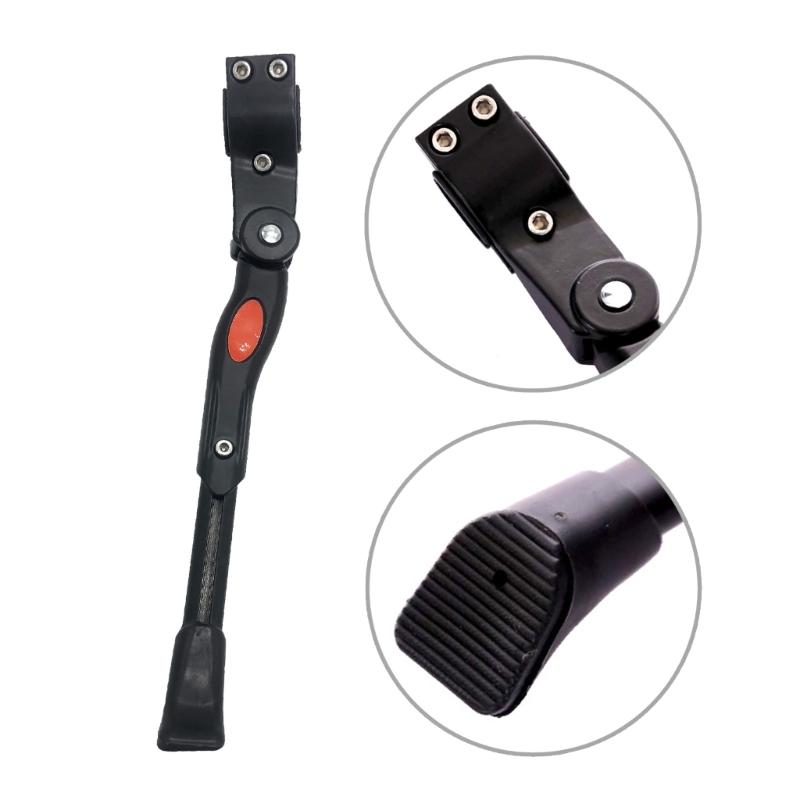 Aluminium Alloy Rear Mount Bike Kickstand Adjustable Bicycles Kickstand Parking Stand Foot Brace Easy to Install