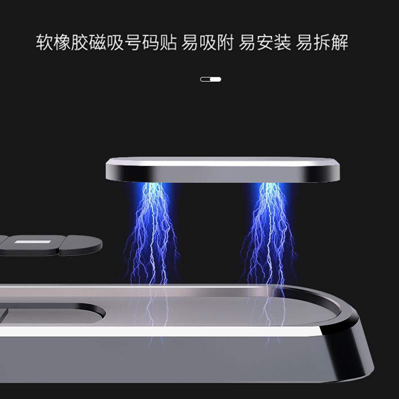 Временная парковочная карта, текстура из металлического сплава, авто номер телефона, табличка с номером телефона, карта с номером автомобиля, наклейка на автомобиль, скрытый автомобиль