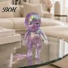 Babies Stress Ball Glitter Relief Toy, Clear Baby Doll Squeeze Soft Stretchy Portable Fidget Relaxing Gift for Adults Kids, Party Favors Relaxation