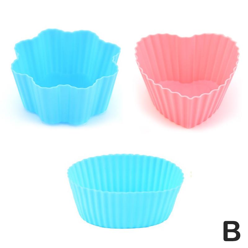 3Pcs Bento Divider Cup Easy Clean Mould Reusable Cake Mold Dessert Sushi Separate Storage Accessories Food Lunch Box Liner