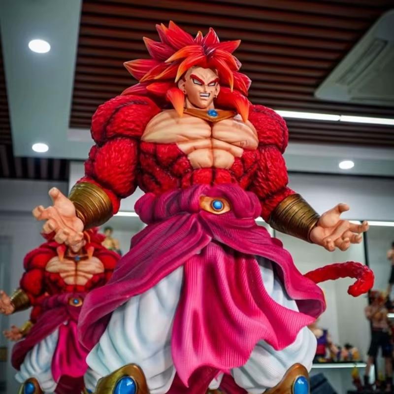 Горячая фигурка Броли Супер Сайян 4 с красными волосами из Dragon Ball Z, 30 см, Премиум, Высококачественная статуэтка, Коллекционная модель из аниме, Игрушка, Подарок