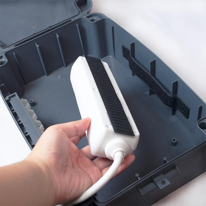 IP54 Grey Waterproof Cable Protection Box for Garden and Lighting