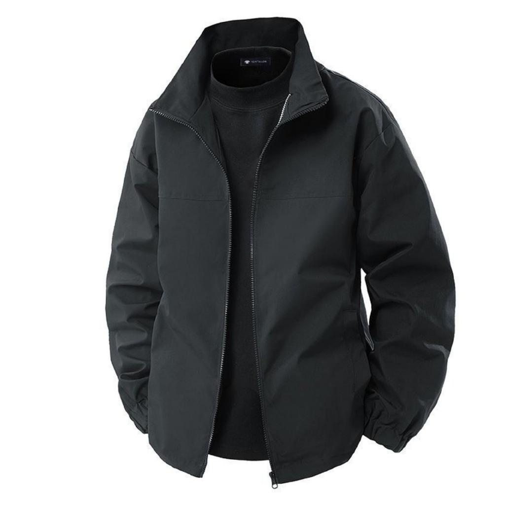 Men's And Women's Color-matched Casual Long-sleeved Down Jacket, Outdoor Sports Windproof And Waterproof Zipper Jacket