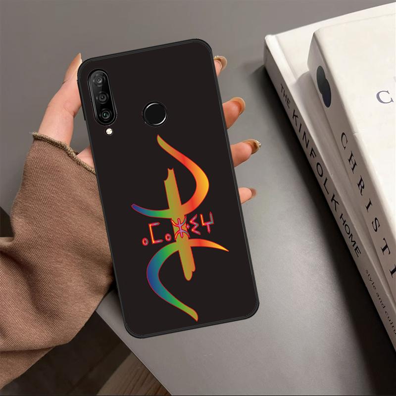 Флаг берберов Амазигов Для Huawei P30 P40 Lite P60 Pro Nova 10 9 SE 7i 8i 11i 12i 12s Y90 Y60 Y70 Y72 Y61 Y91 Чехол