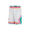 NBA Striped Basketball Training Shorts SW Fan Edition 21-22 Season Spurs Men Shorts White DB4151-100
