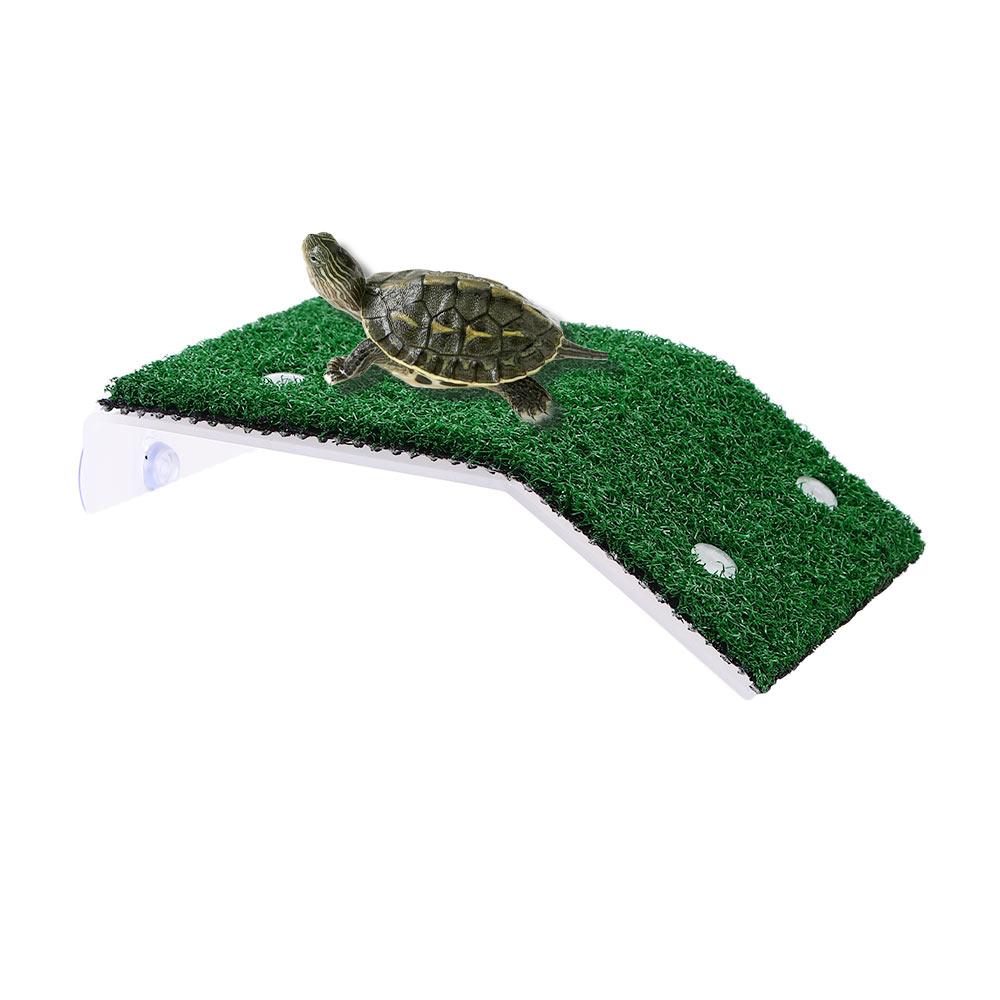 Аксессуары Ландшафтный Мох Остров Черепаха Плавучий Остров Лестница для Черепахи Платформа для Загорания Черепахи