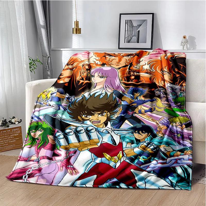 3D Ретро Saint Seiya одеяло с героями мультфильмов, мягкое одеяло для дома, спальни, кровати, дивана, пикника, путешествия, офиса, одеяло, детское одеяло