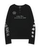 IFYOUWANT Stay Forever Henley Long Sleeve Black