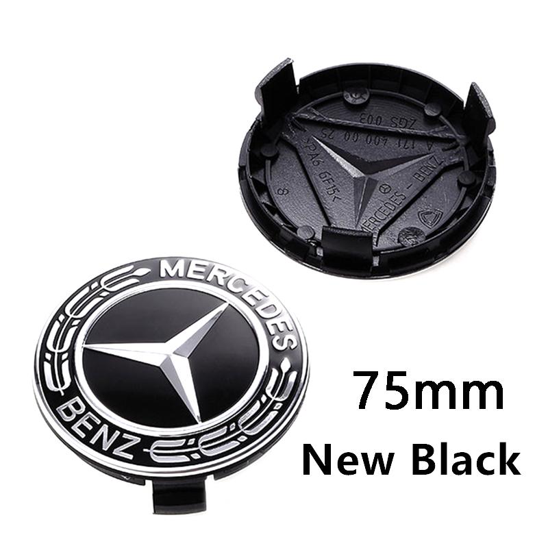 20 40 60 80 шт. 56 мм 60 мм 68 мм 75 мм 3-контактные для GLA GLB GLC A B C E Mercedes Benz Крышки-заглушки для центра ступицы колеса автомобиля Значок Эмблема Логотип