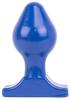 Пробка XXL ABB72 Plug8 Полностью Синяя 13 x 8см - Полностью Черная - Анальная пробка