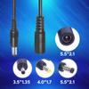 Качественный удлинительный кабель питания 22AWG 5.5x2.1mm Female to DC35135 Male для камер видеонаблюдения и светодиодов, эффективный и стабильный