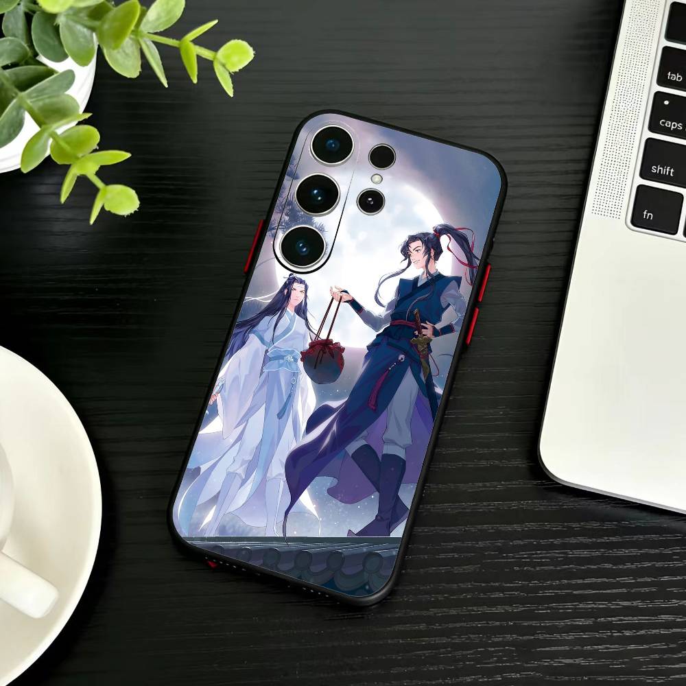 Чехол для телефона Grandmaster M-Демоническое Культивирование для Samsung S26, S25, S24, S23, S22, S21, S20, Ultra, Plus, FE Черный Мягкий Чехол