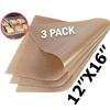 3 Pack PTFE Transfer Sheets for Heat Press Non Reusable Craft Paper