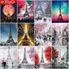 5D алмазная живопись башня вышивка крестиком Алмазная вышивка городские улицы картина из стразов мозаичное украшение домашний декор
