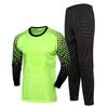 Long Sleeve Padded Goalkeeper Jersey Set for Adults and Kids