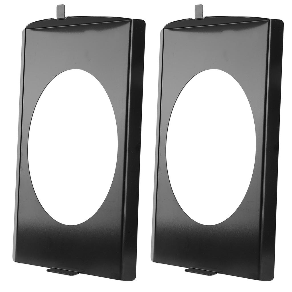 1 Pair Behind Seat Speaker Brackets 6x9 Inch Steel Cab Corner Speaker Brackets for C10 1973‑1987 Black