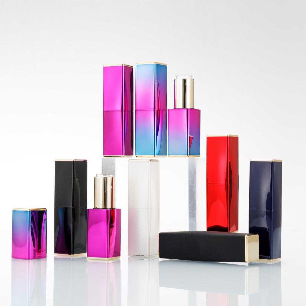 Customizable Magnetic Lipstick Tube with Pattern Options - Empty 12.1mm DIY Packaging
