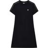 Simple Casual Comfortable Short Sleeve Dress Women Dresses Black F51W439302F-BK