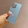 Тонкий однотонный акриловый чехол для телефона iPhone 7 8 Plus X Xs Xr, металлический алюминиевый защитный чехол для камеры iPhone 13 11 12 14 Pro Max