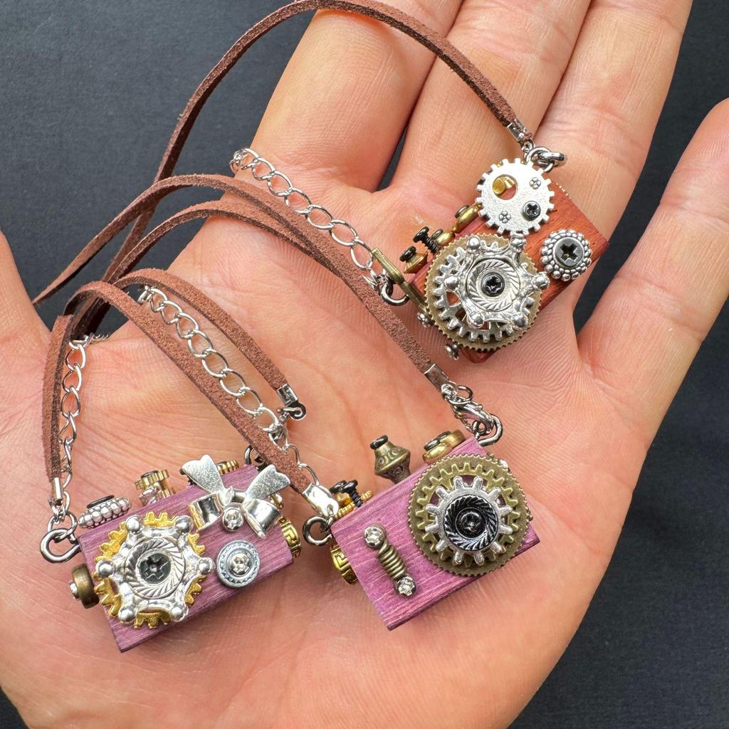 Панк Робот Подвеска Ожерелье: Подвесное украшение ручной работы - Унисекс цепочка для мобильного телефона