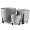 Donica Moss Recykling Szary Beton 26Xh25